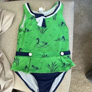 The Beaufort Bonnet Company Girls one piece swimsuit